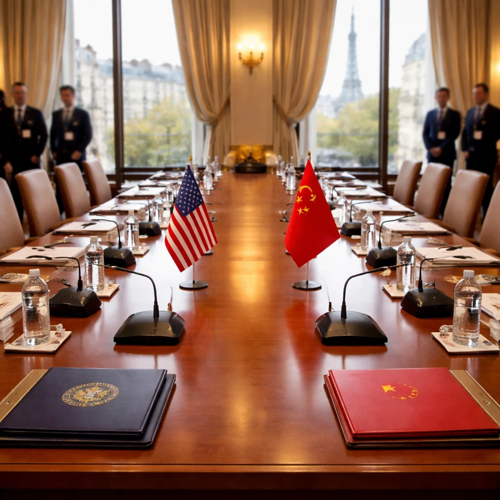 U.S. Trade Official Sees Iran Conflict as Imminent but Short-Lived; Paris Talks With China Ahead