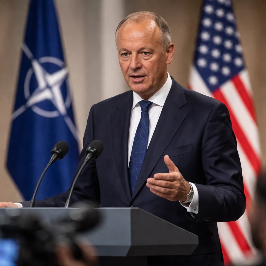 Merz Stresses U.S. Role in NATO Despite Washington's Planned Troop Cuts in Germany
