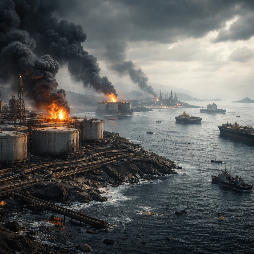 Energy Infrastructure and Maritime Routes Wounded as U.S.-Israeli Campaignes Escalate Against Iran