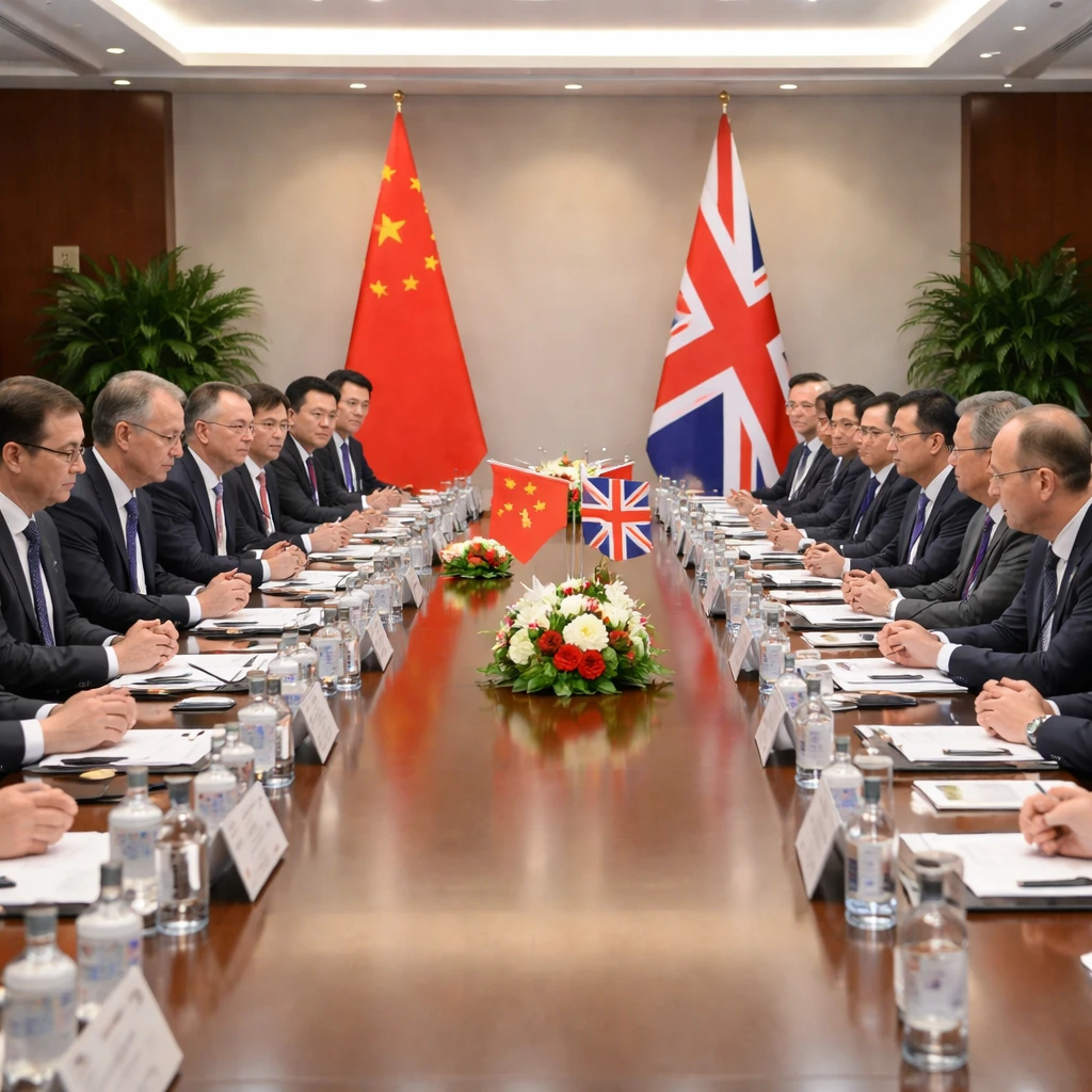 British Firms Engage in Dialogue with Chinese Officials Prior to Prime Minister Starmer's Beijing Visit