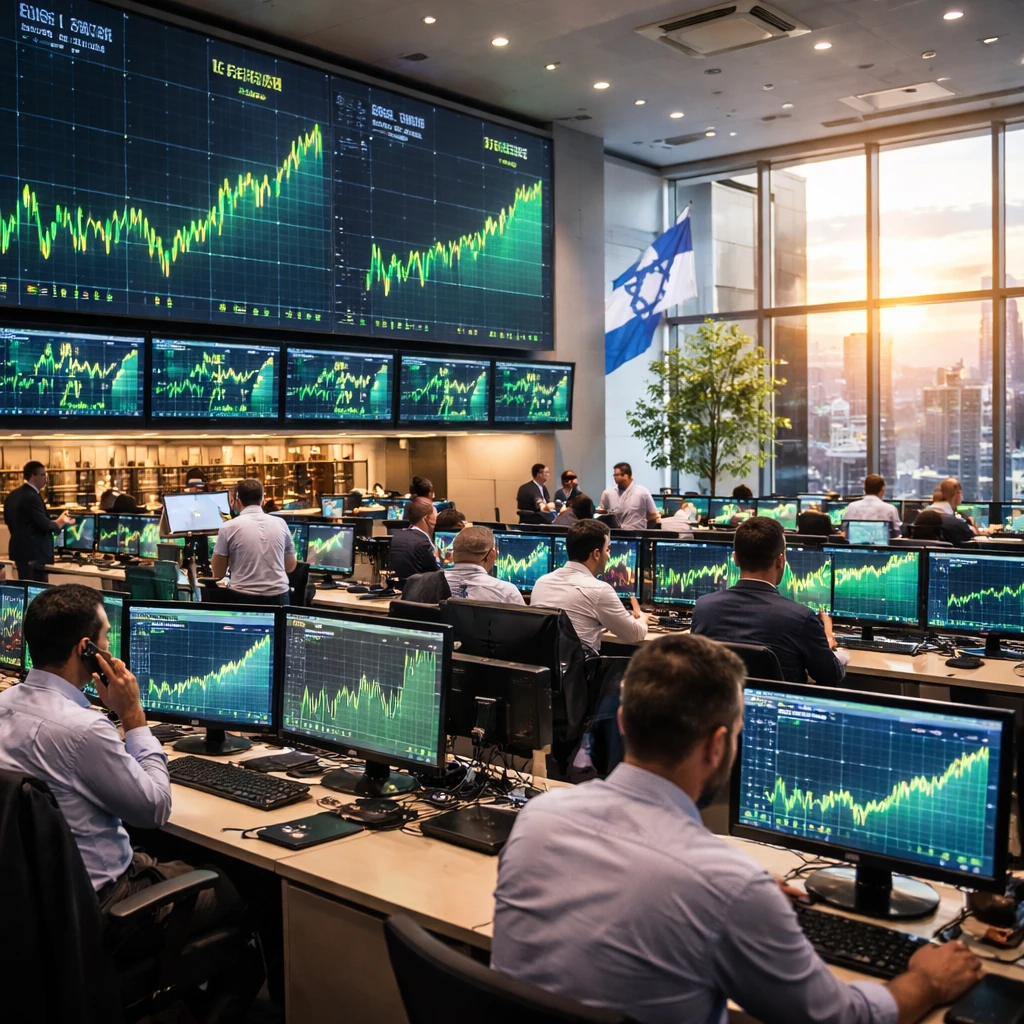 Tel Aviv Benchmark Climbs to Record High as Insurance, Financials and Energy Outperform
