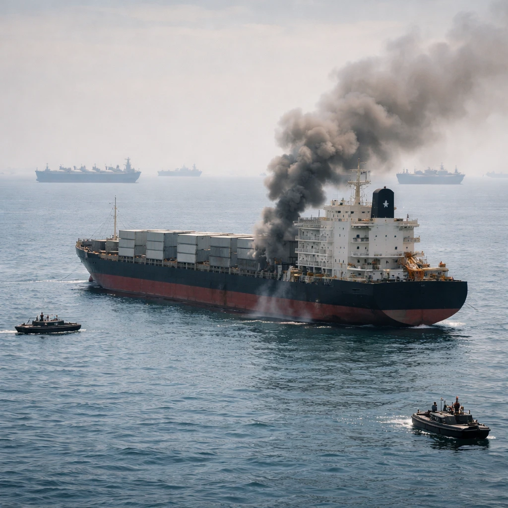 Seoul launches inquiry after blast on Korean-flagged ship in Strait of Hormuz