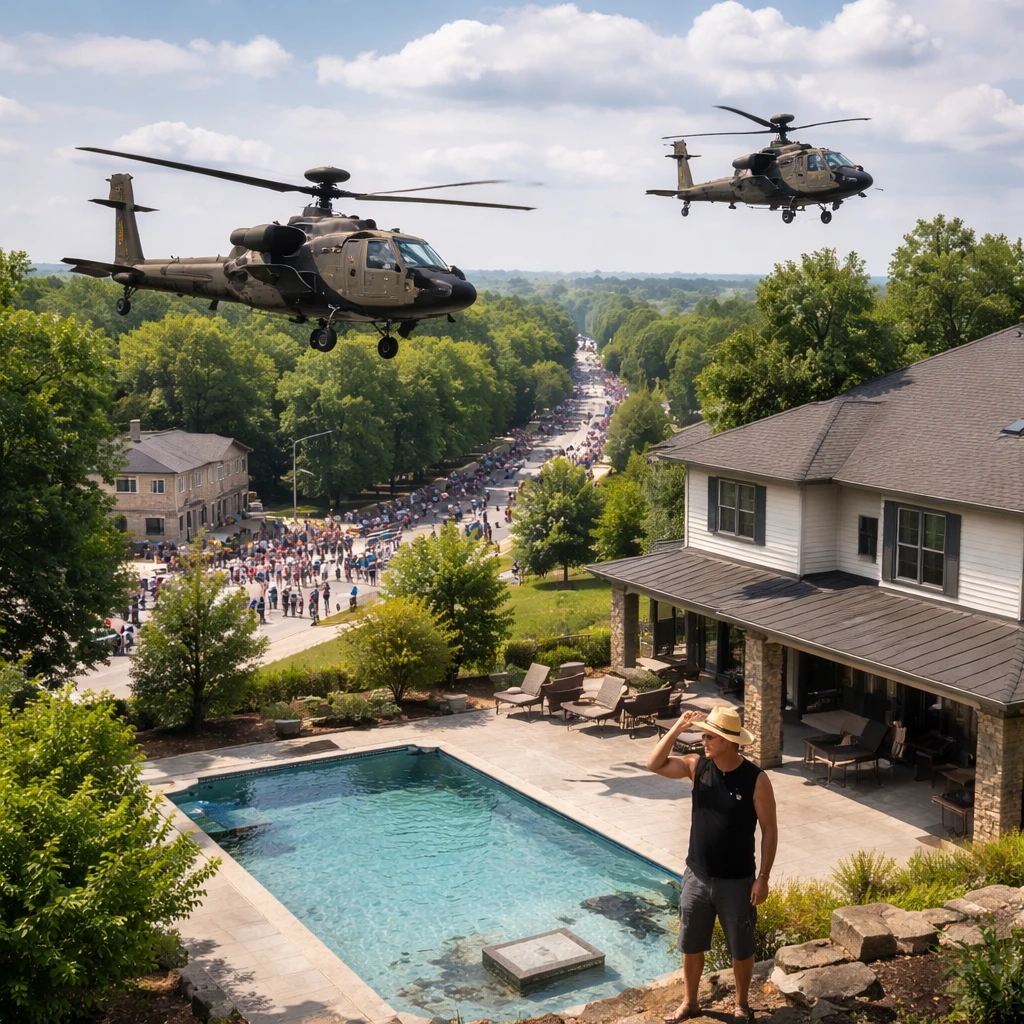 U.S. Army Opens Review After Helicopters Flew Near Kid Rock’s Home and Anti-Trump Demonstrations