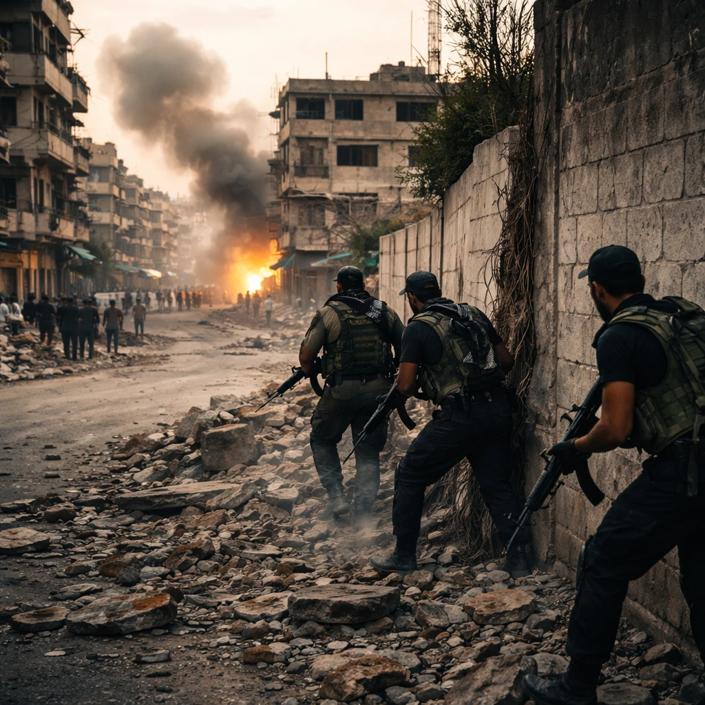 Israeli Strikes Kill Two in Gaza as Clashes Erupt Between Hamas and Israeli-Backed Militia