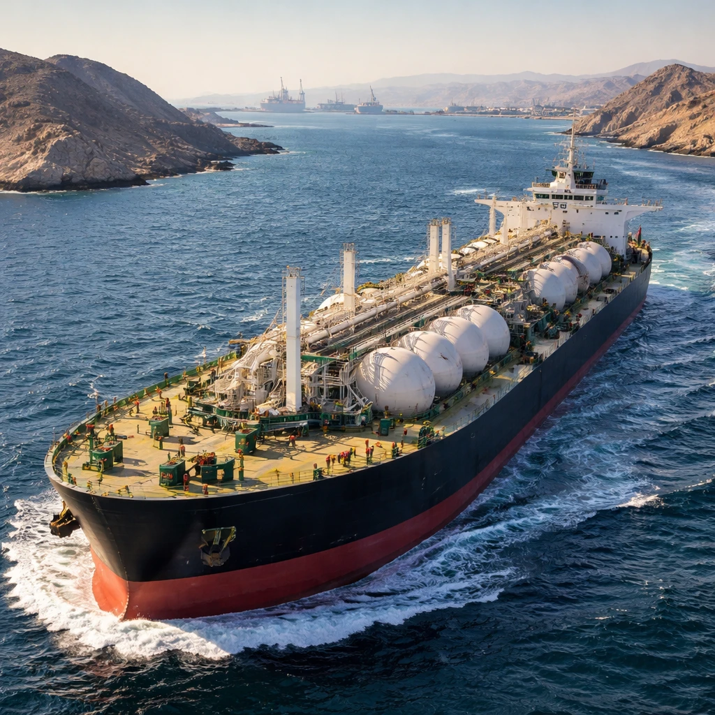 India-Linked Supertanker Attempts Strait of Hormuz Transit as Domestic LPG Shortage Bites