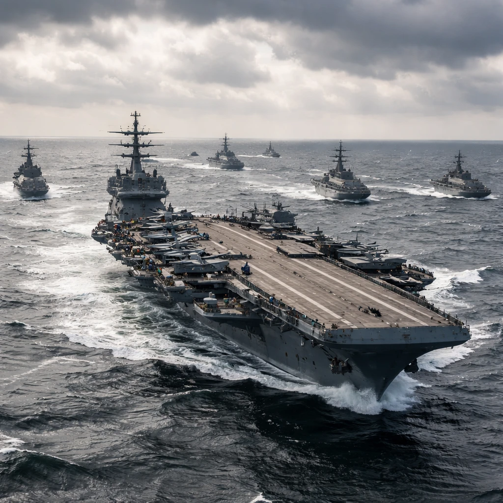 Trump Says Large Naval Force Is Heading to Iran, Expresses Hope It Won't Be Needed