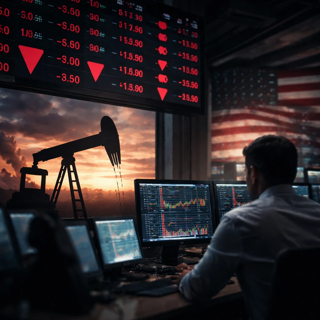 Wall Street Futures Tumble as President Signals Escalation Against Iran; Oil Surges 6%