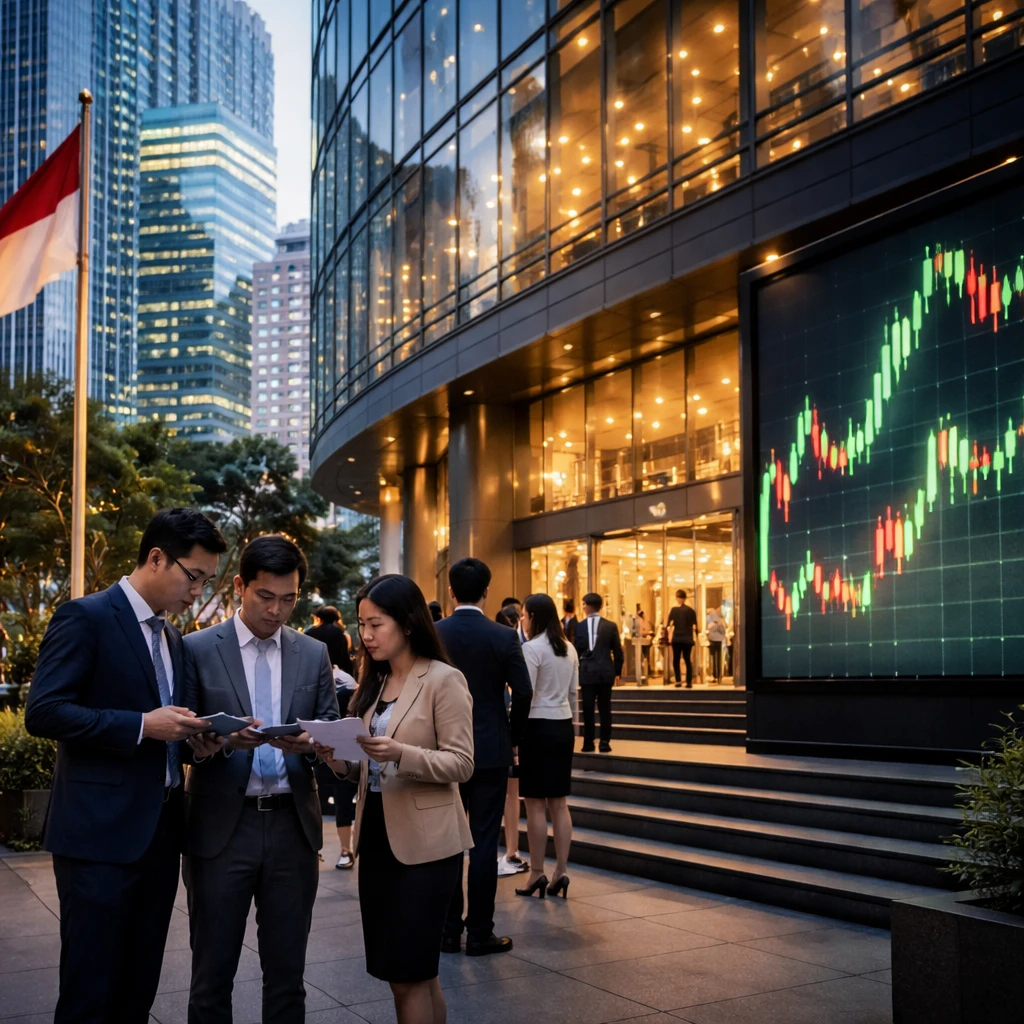 Jakarta Stocks Finish Slightly Higher as Select Sectors Lead Gains