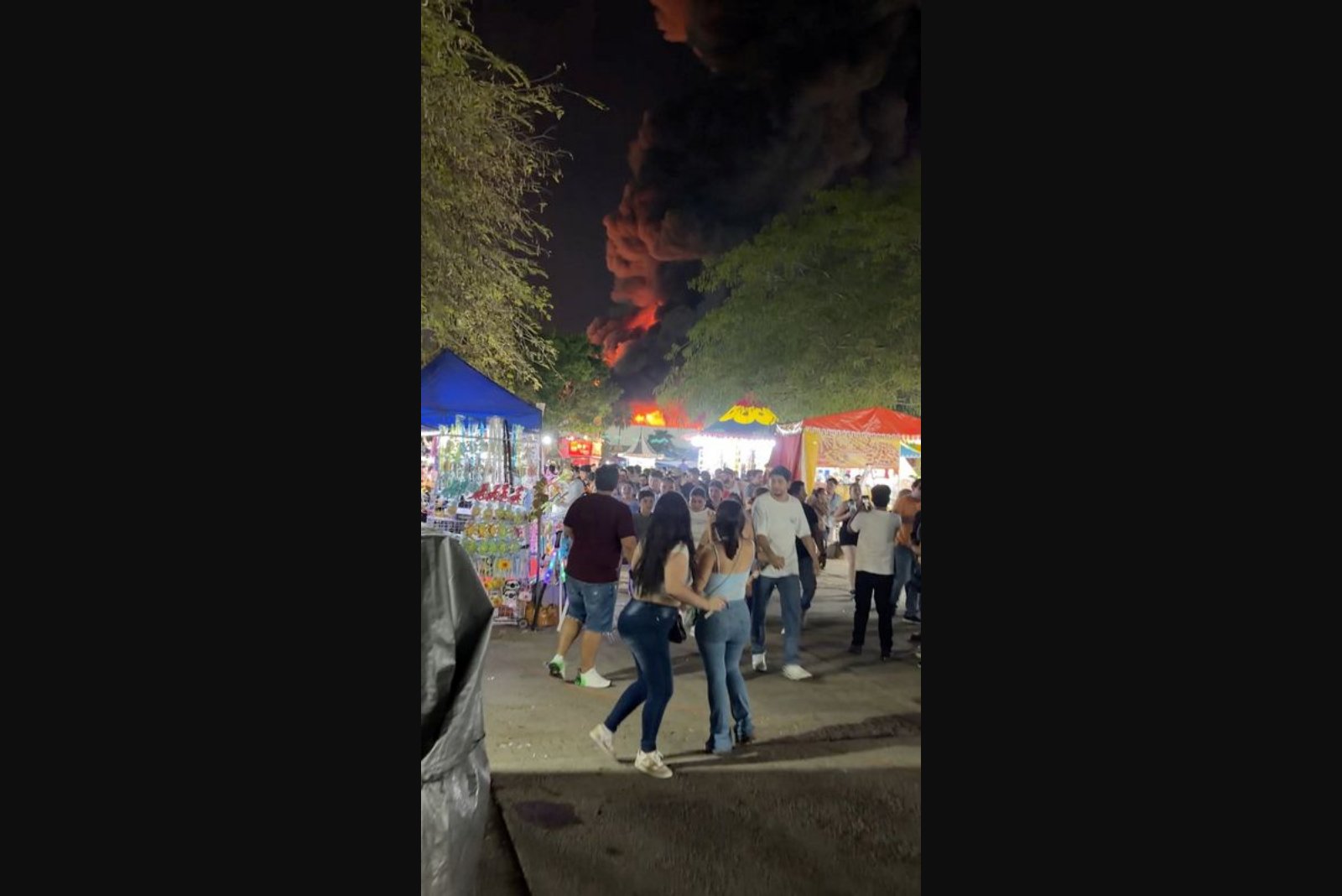 Blaze at Villahermosa fairground during concert kills at least five