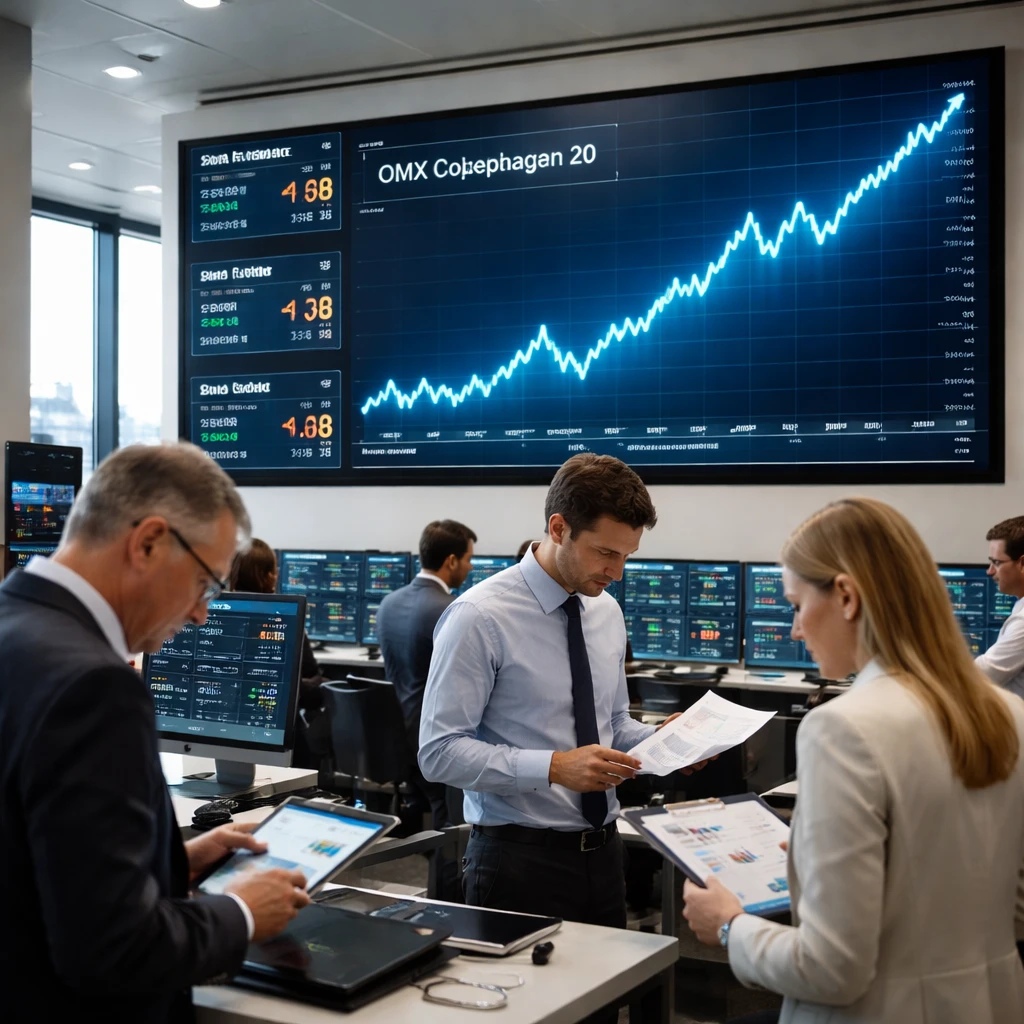 Copenhagen stocks rise as OMX Copenhagen 20 posts 1.28% gain, hits one-month high