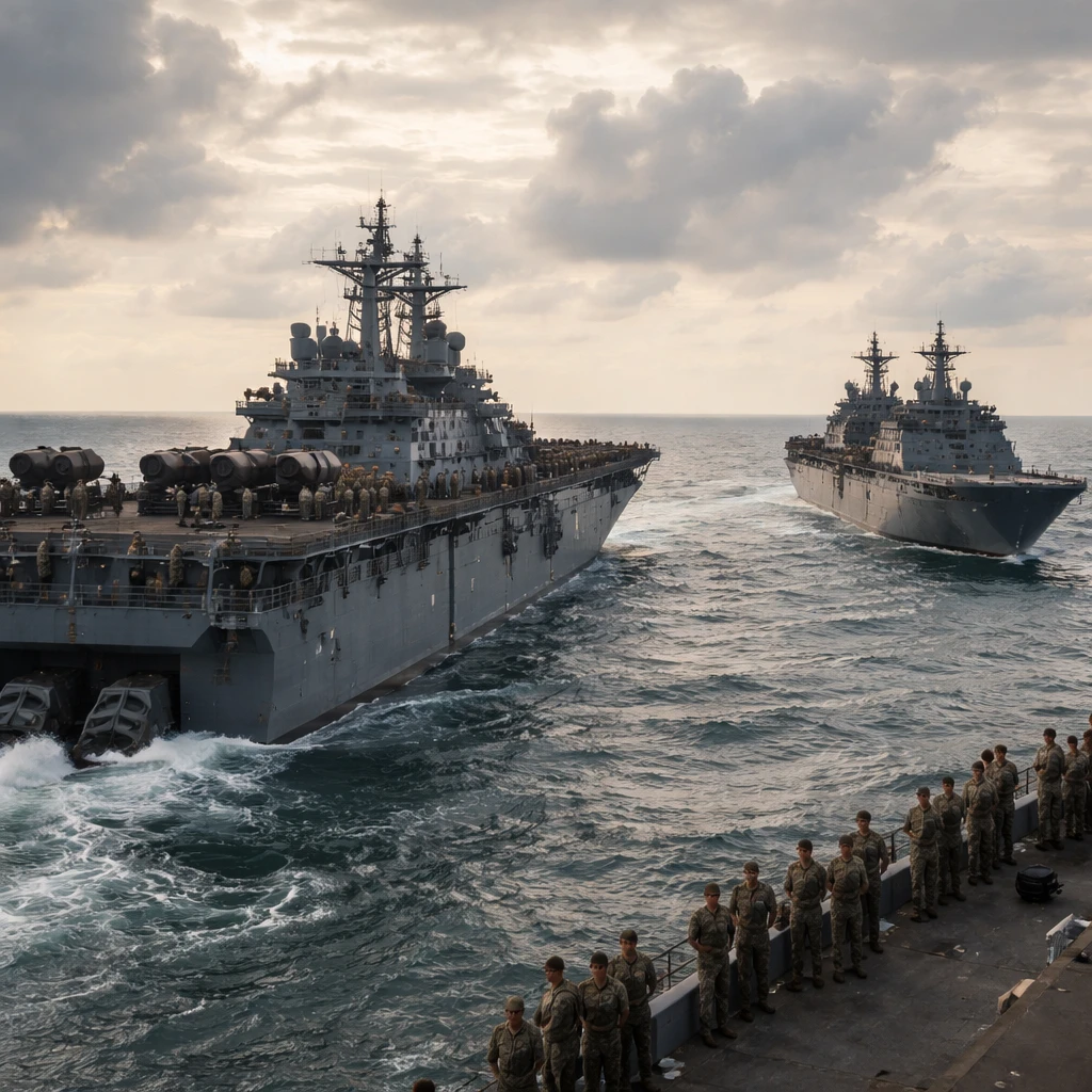 Thousands of Marines Head to CENTCOM as Deadline Nears for Strait of Hormuz