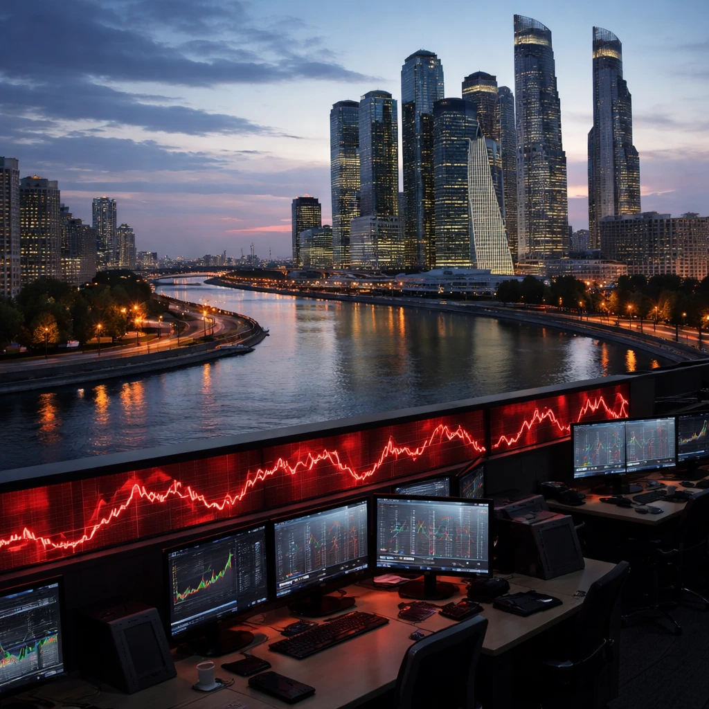 MOEX Russia Index Ends Lower as Oil & Gas, Power and Mining Stocks Weigh