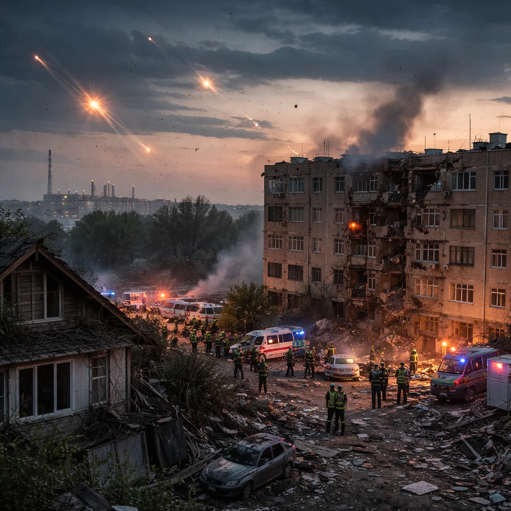 Four Civilians Killed as Widespread Ukrainian Drone Strike Hits Moscow and Border Regions