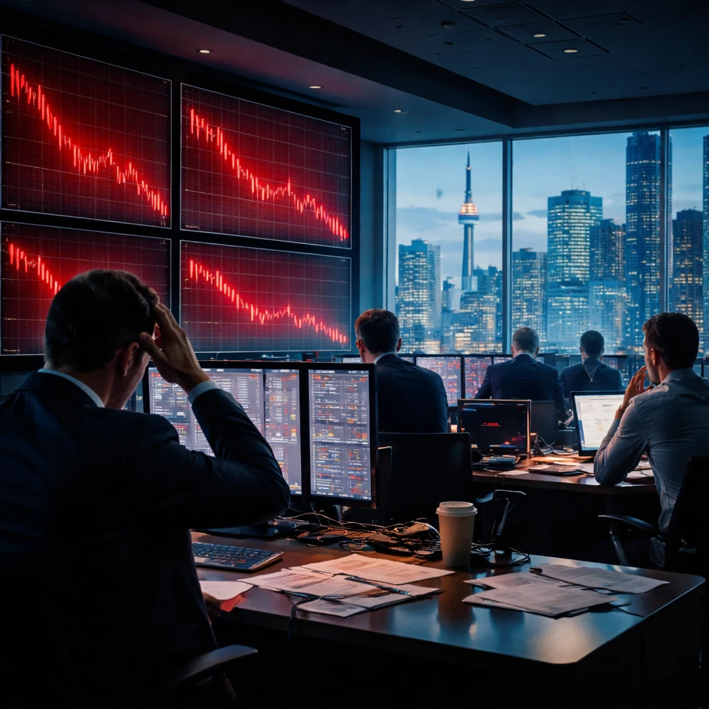 Toronto stocks slump as materials, tech and industrial names weigh on S&P/TSX Composite