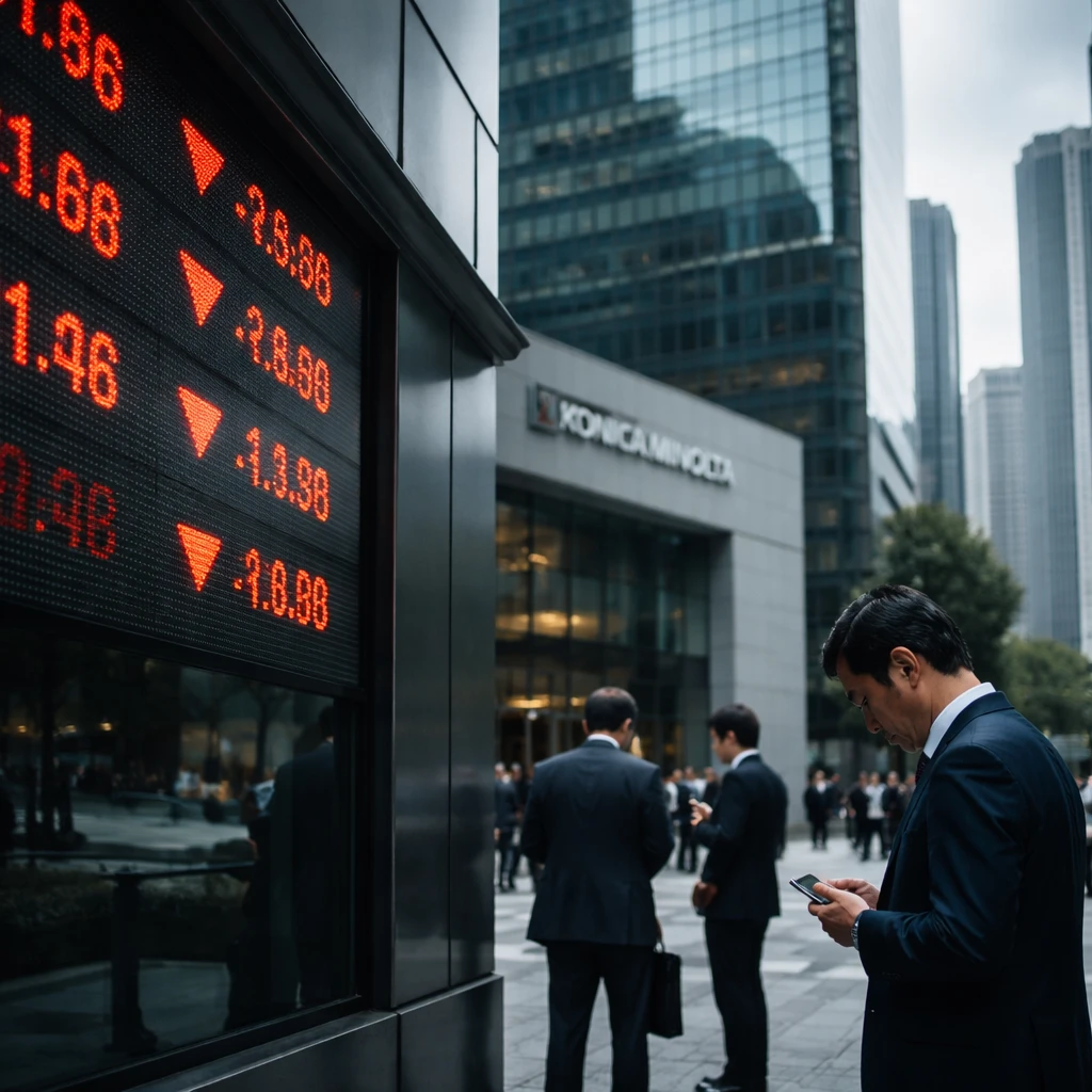 Konica Minolta Shares Slide After Management Sets Modest Returns Targets in New Medium-Term Plan