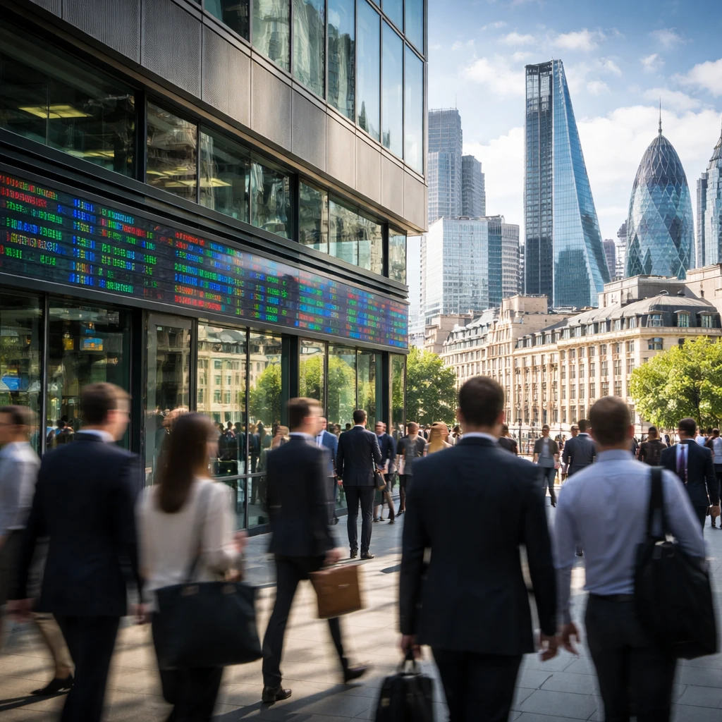 UK Stocks Open Higher as Pound Softens; Plus500, NatWest and Phoenix Make Headlines