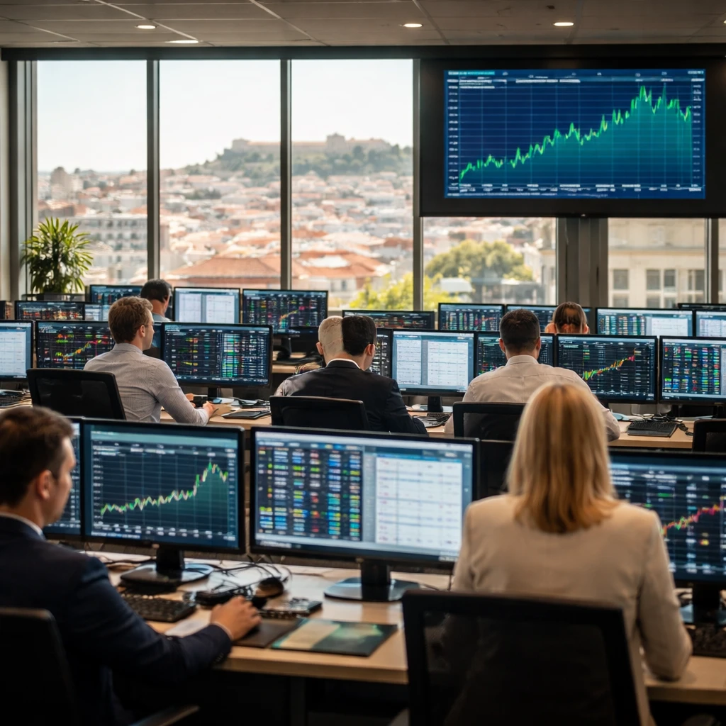 Lisbon Stocks Finish Higher as Telecoms, Financials and Consumer Goods Lift PSI