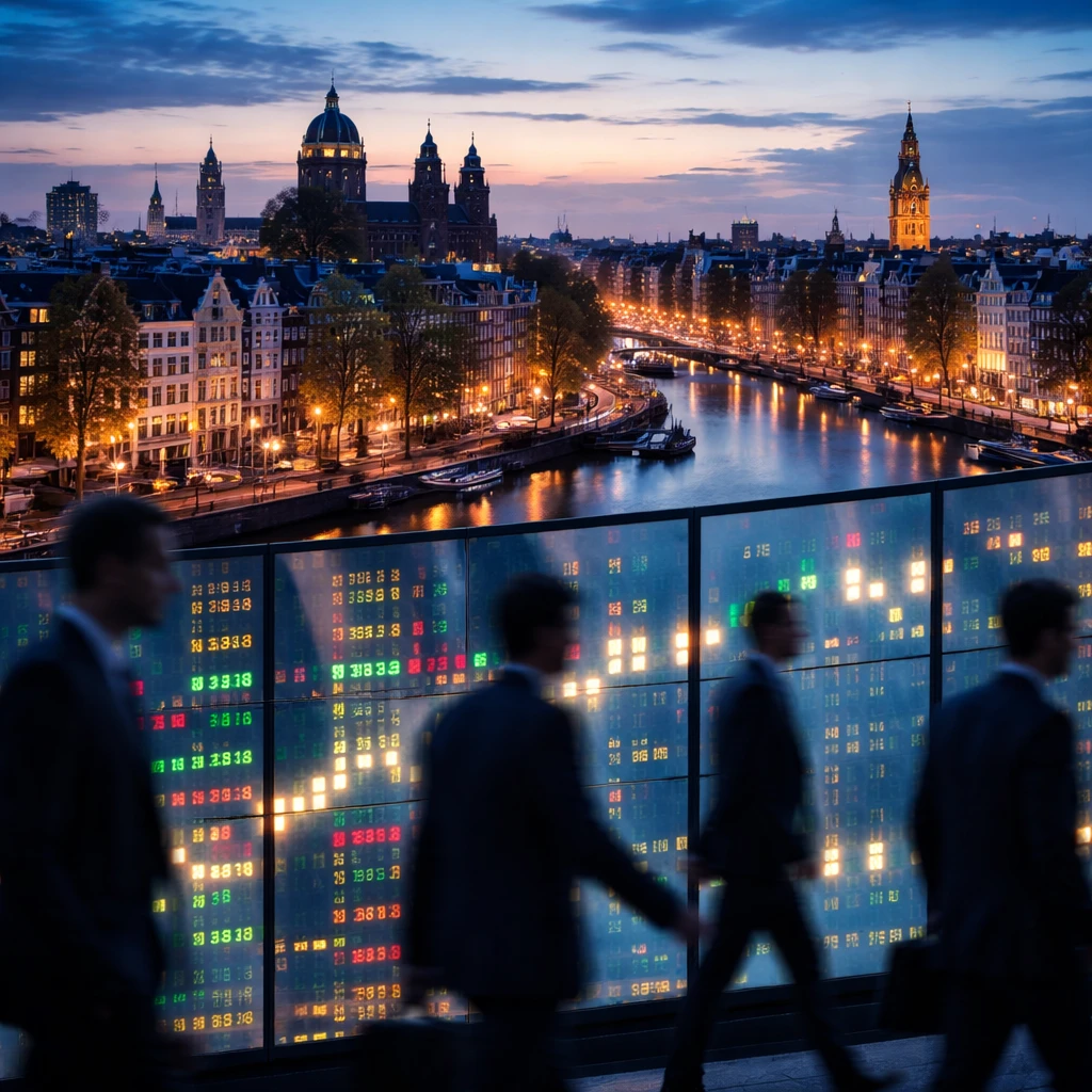 Amsterdam stocks finish slightly higher as BE Semiconductor leads gains