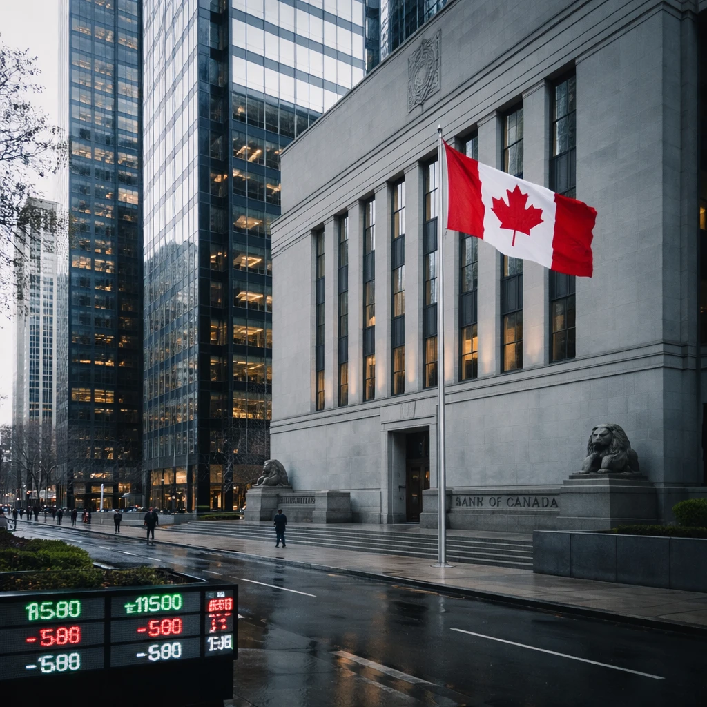 Bank of Canada Keeps Policy Rate at 2.25% as Trade Tensions Loom