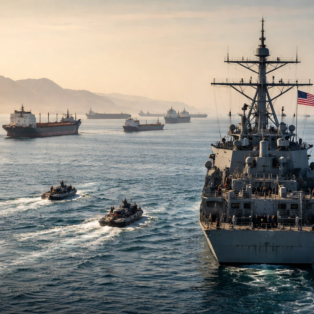 U.S. Says It Controls Hormuz Strait, Calls on China to Join Effort to Reopen Waterway