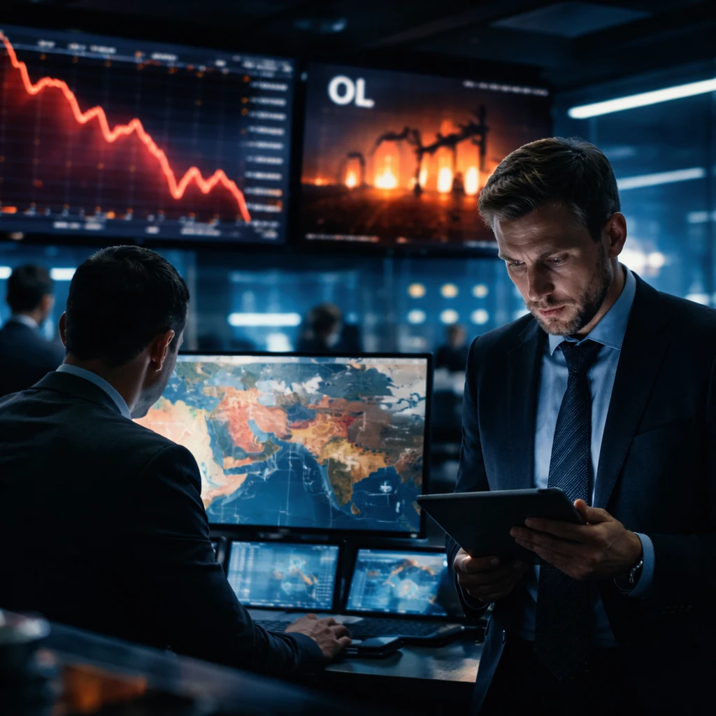 U.S. Futures Slip as Middle East Tensions Lift Oil and Pressure Tech Stocks