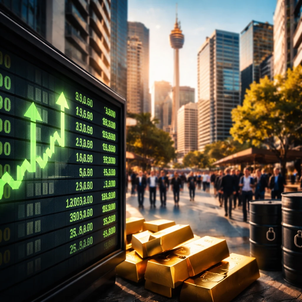 Australian Shares Climb as Materials and Mining Stocks Lead Gains