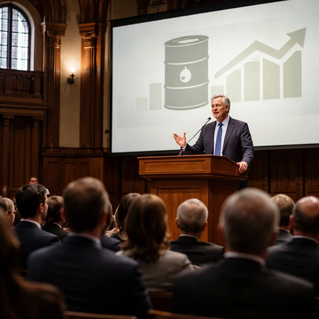 Powell Says Fed Positioned to 'Wait and See' Impact of Middle East-Driven Oil Surge