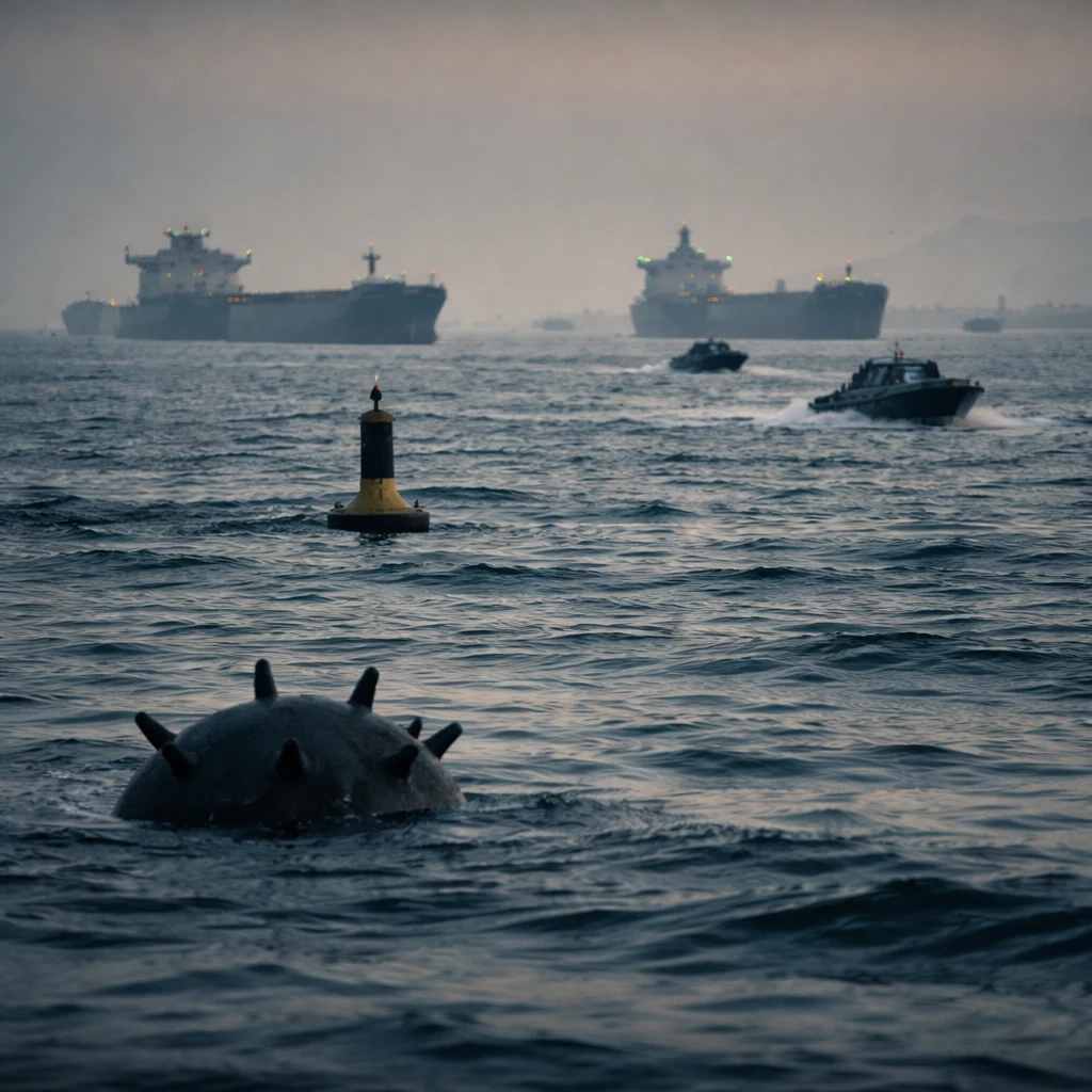 Crude Strengthens After Reports Iran Has Laid Mines in Strait of Hormuz