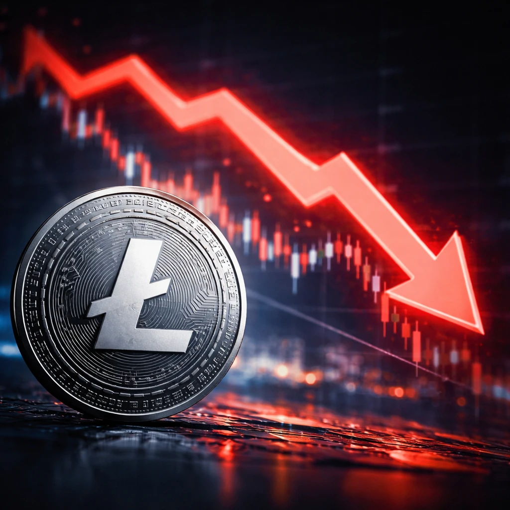 Litecoin Experiences Significant Decline as Cryptocurrency Market Faces Pressures