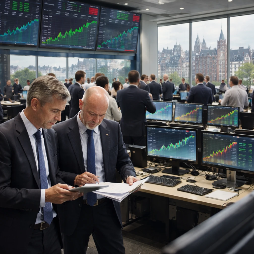 AEX Edges Higher as Oil & Gas, Industrials and Telecoms Lead Gains