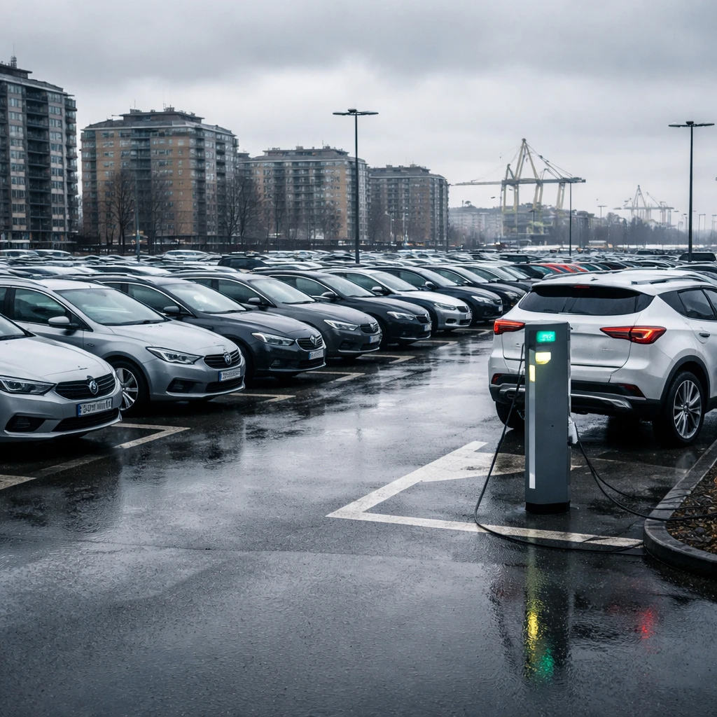 European New Car Registrations Slip in January as Petrol Models See Steep Drop