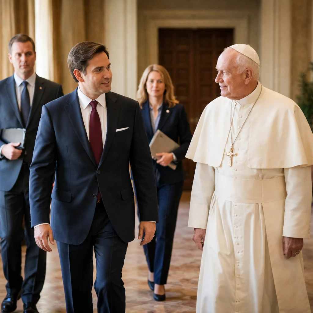 Rubio to Visit Italy for Thursday Meeting with Pope Leo Amid Trump Criticism