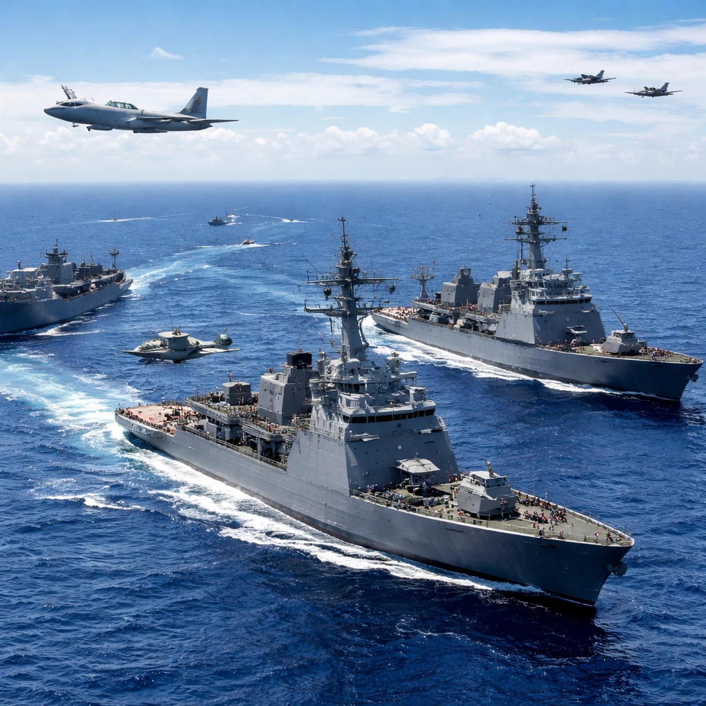 Philippines, Japan and U.S. Conduct Joint Naval Exercises in the South China Sea