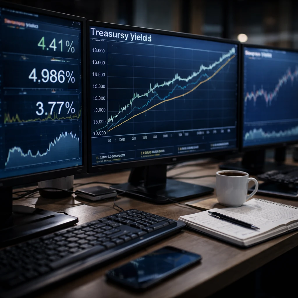 Treasury Yields Tick Up Across the Curve; 10-Year Posts Largest Rise