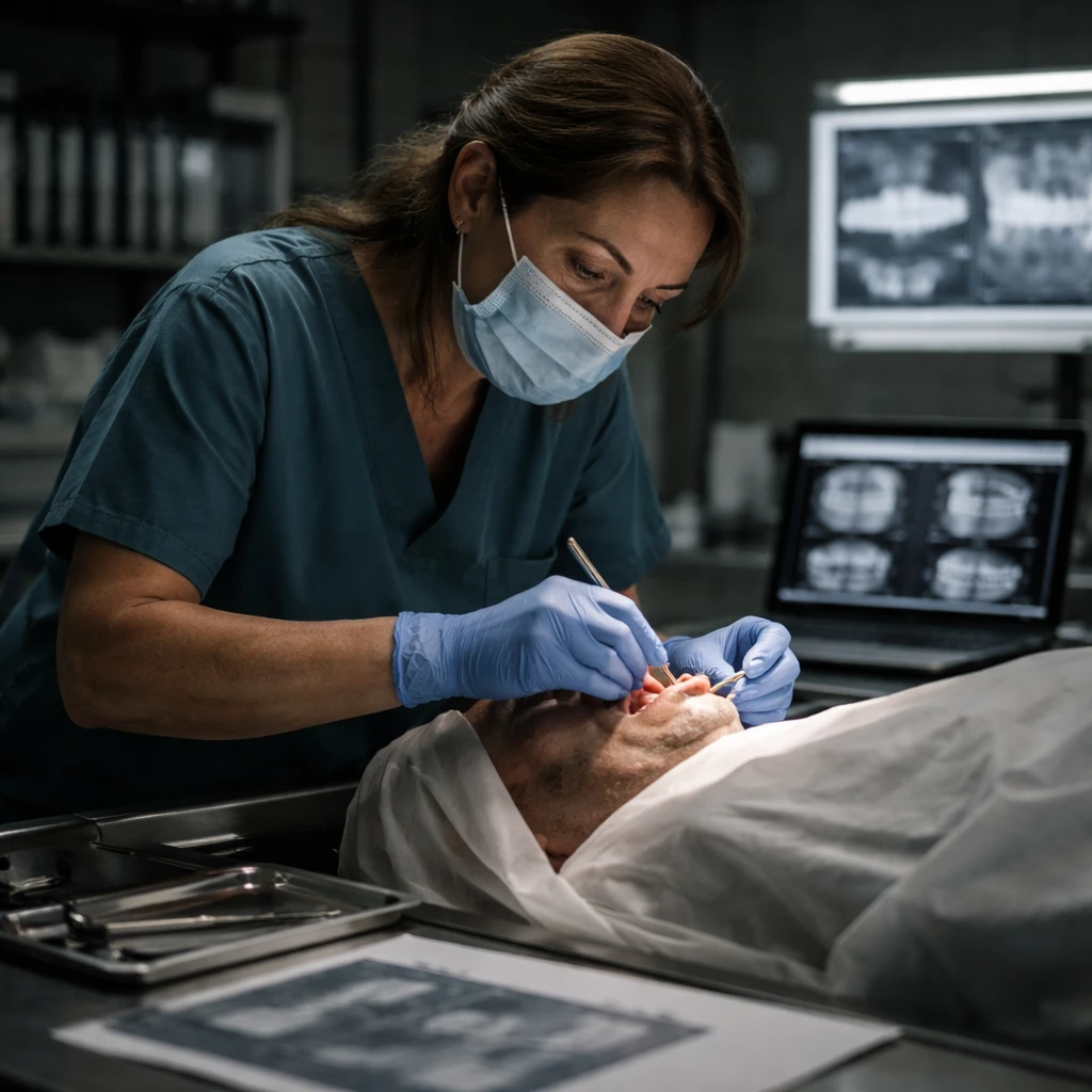 Forensic Dentist Returns to Duty as Regional Fighting Produces New Victims