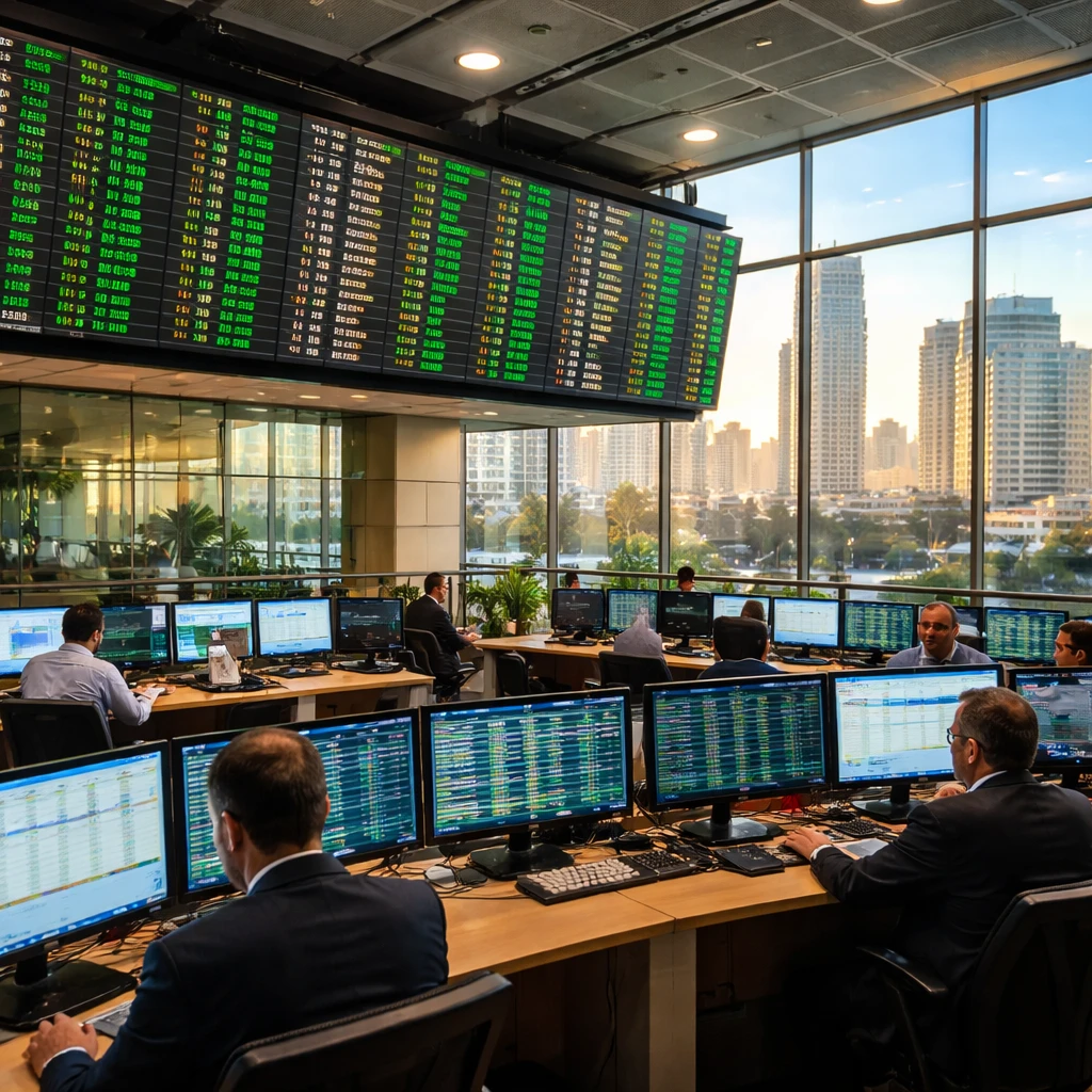 Tel Aviv equities close higher as real estate, communications and banks lead gains