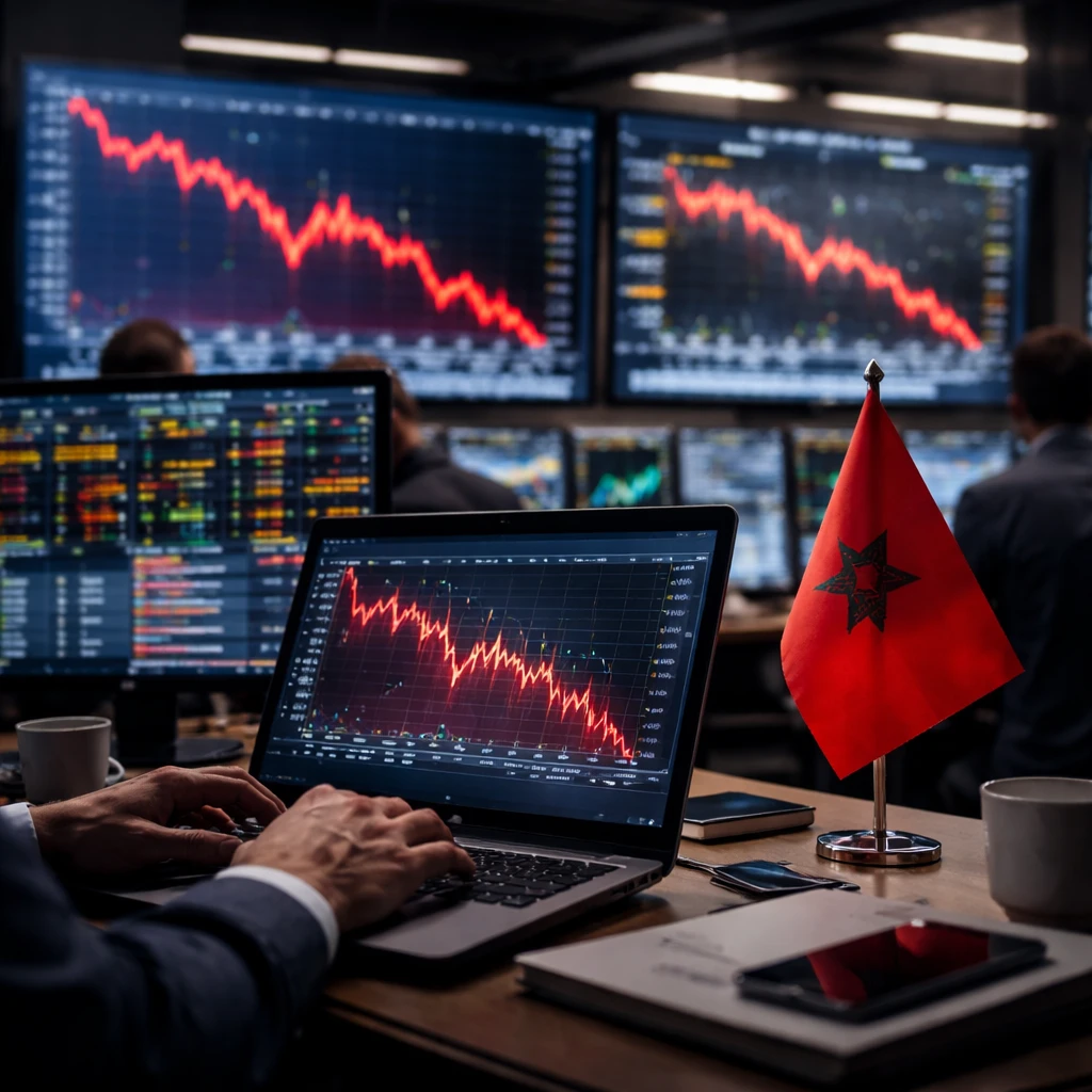 Moroccan All Shares Retreats 3.30% as Utilities, Banking and Mining Weigh on Market