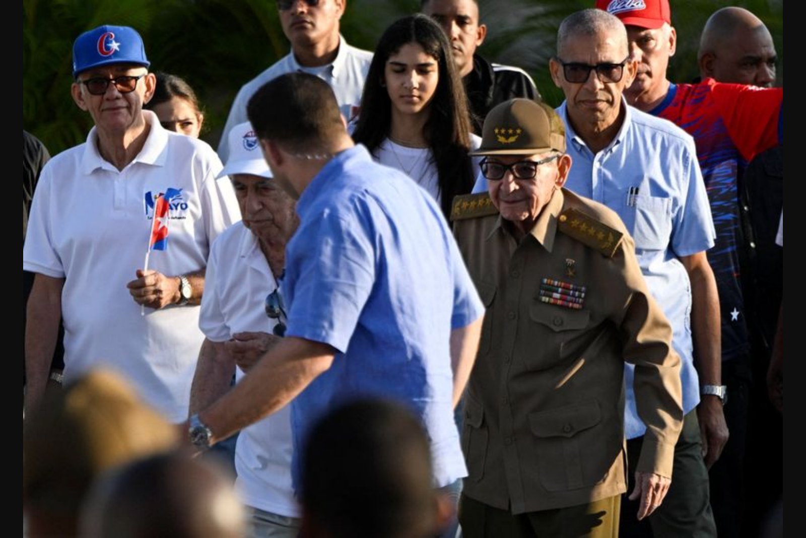 Raul Castro, 94, Leads Havana May Day Rally as U.S.-Cuba Tensions Escalate