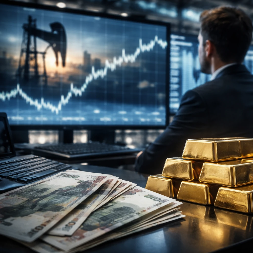 MOEX Closes Flat as Major Names Hold Steady; Oil Rises, Gold Falls