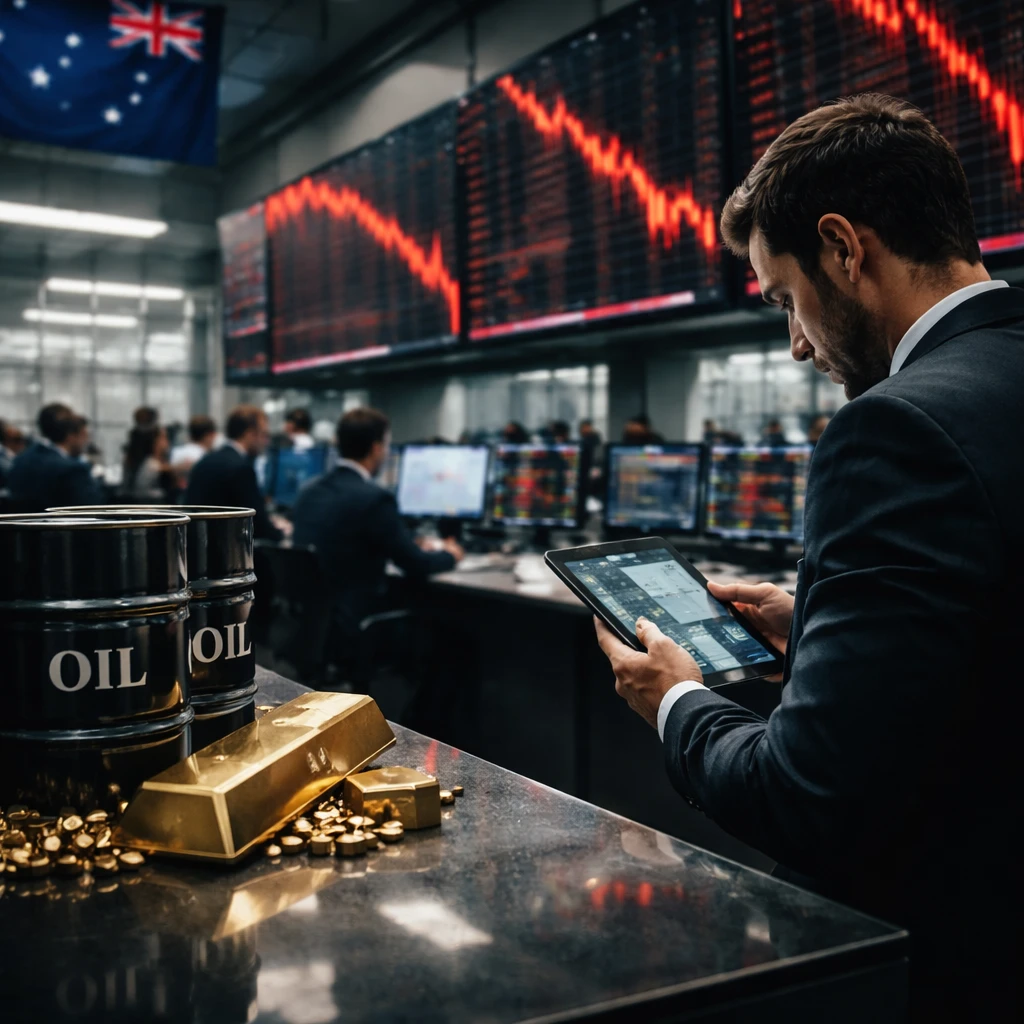 ASX 200 Falls Sharply as Mining and Materials Drag Market to One-Month Low