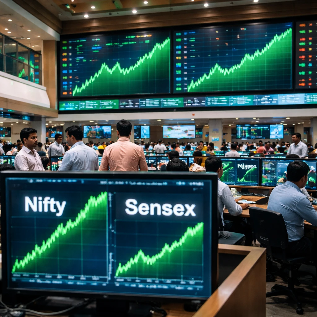 Indian Equities Finish Higher; Nifty 50 Advances 1.17% Led by Power, Metals and Capital Goods