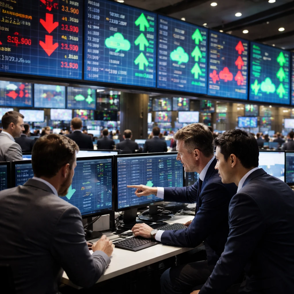 Stocks Swing Widely as Healthcare Names Lead Declines and Tech, Semiconductors Post Gains