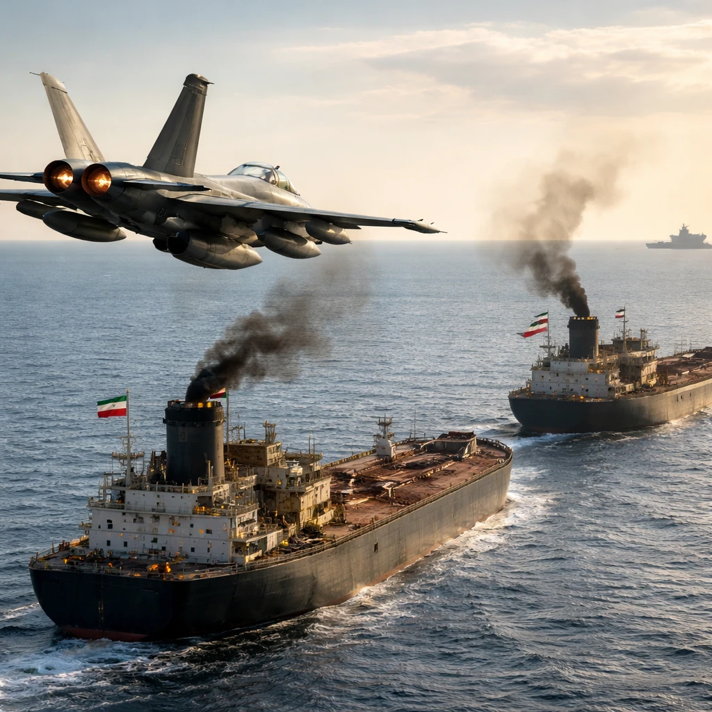 U.S. Forces Disable Two Iranian-Flagged Tankers Trying to Enter Gulf of Oman Port