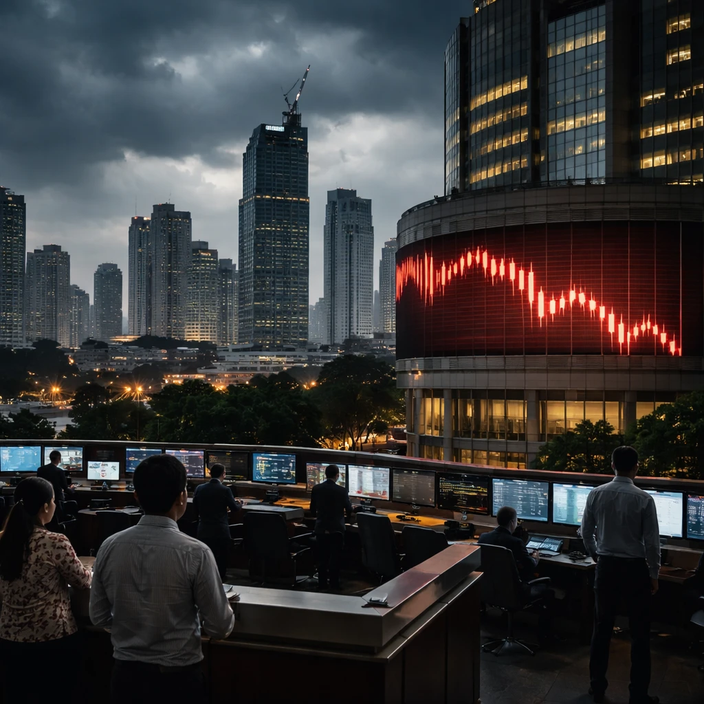 Jakarta Stocks Slide; IDX Composite Posts Nearly 5% Drop to Six-Month Low