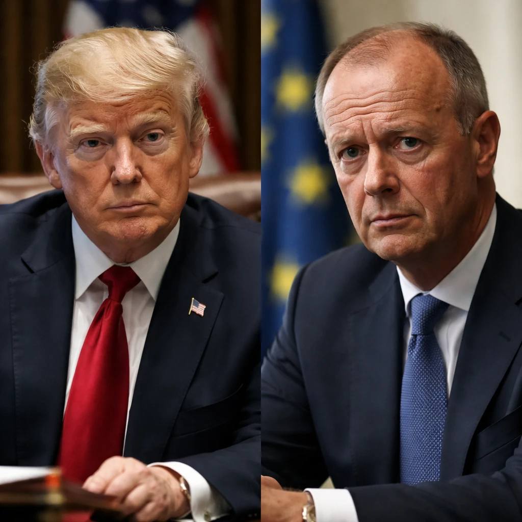 Trump Rebukes Merz, Urges German Chancellor to Prioritize Russia-Ukraine Over Iran