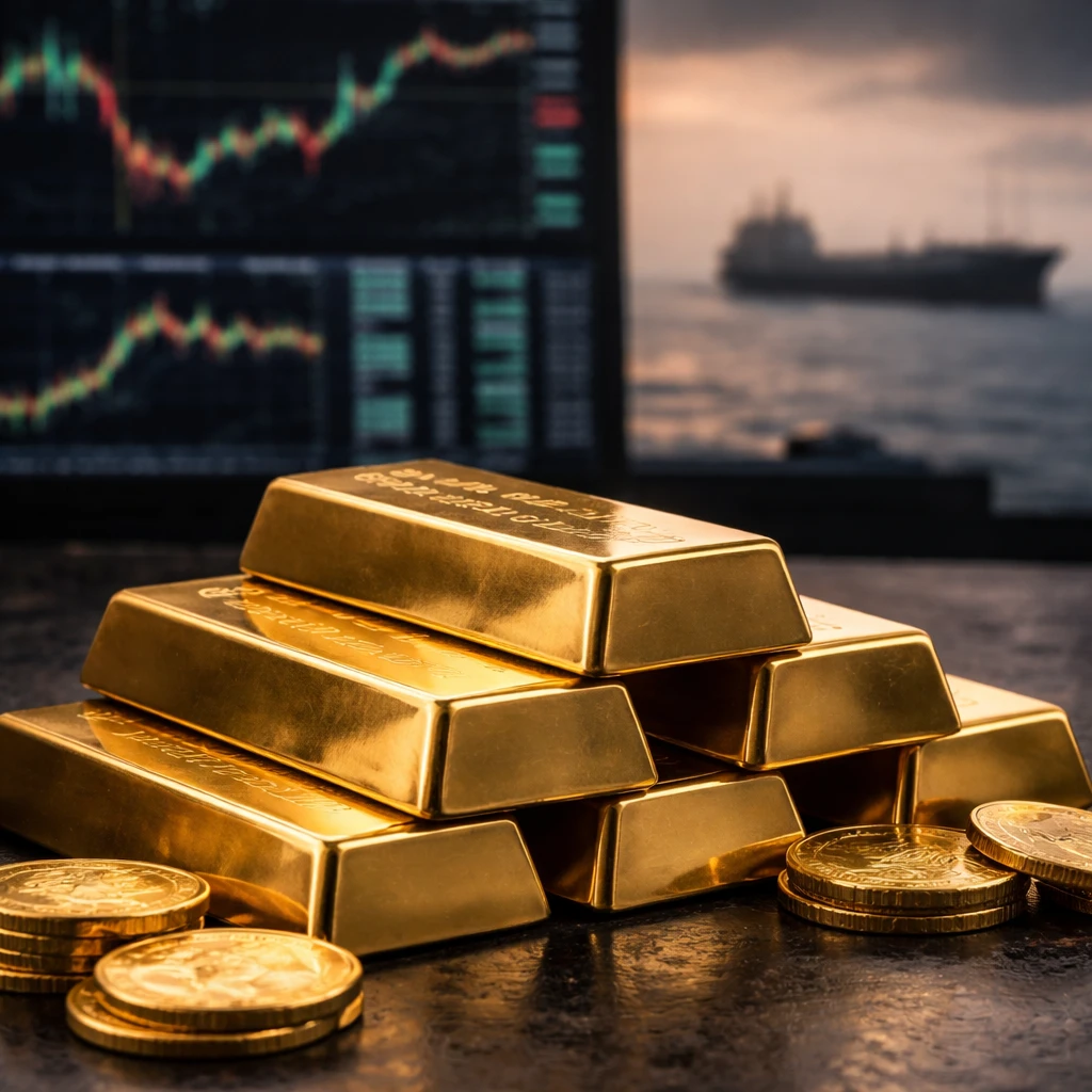 Gold Edges Higher as Markets Weigh Iran De-escalation and Oil Supply Risks