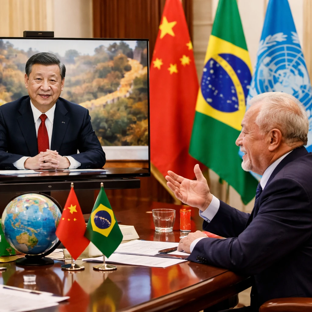 Xi Jinping Calls for Brazil-China Collaboration to Defend Global South and Uphold UN’s Central Role