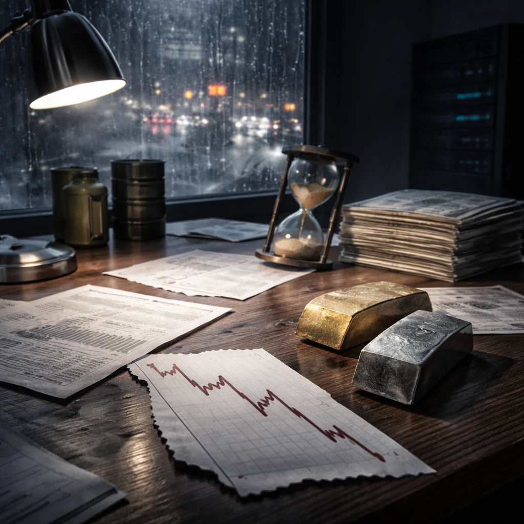 A Risk-Off Close With a Growth Hangover, and a Very Loud Metals Reversal