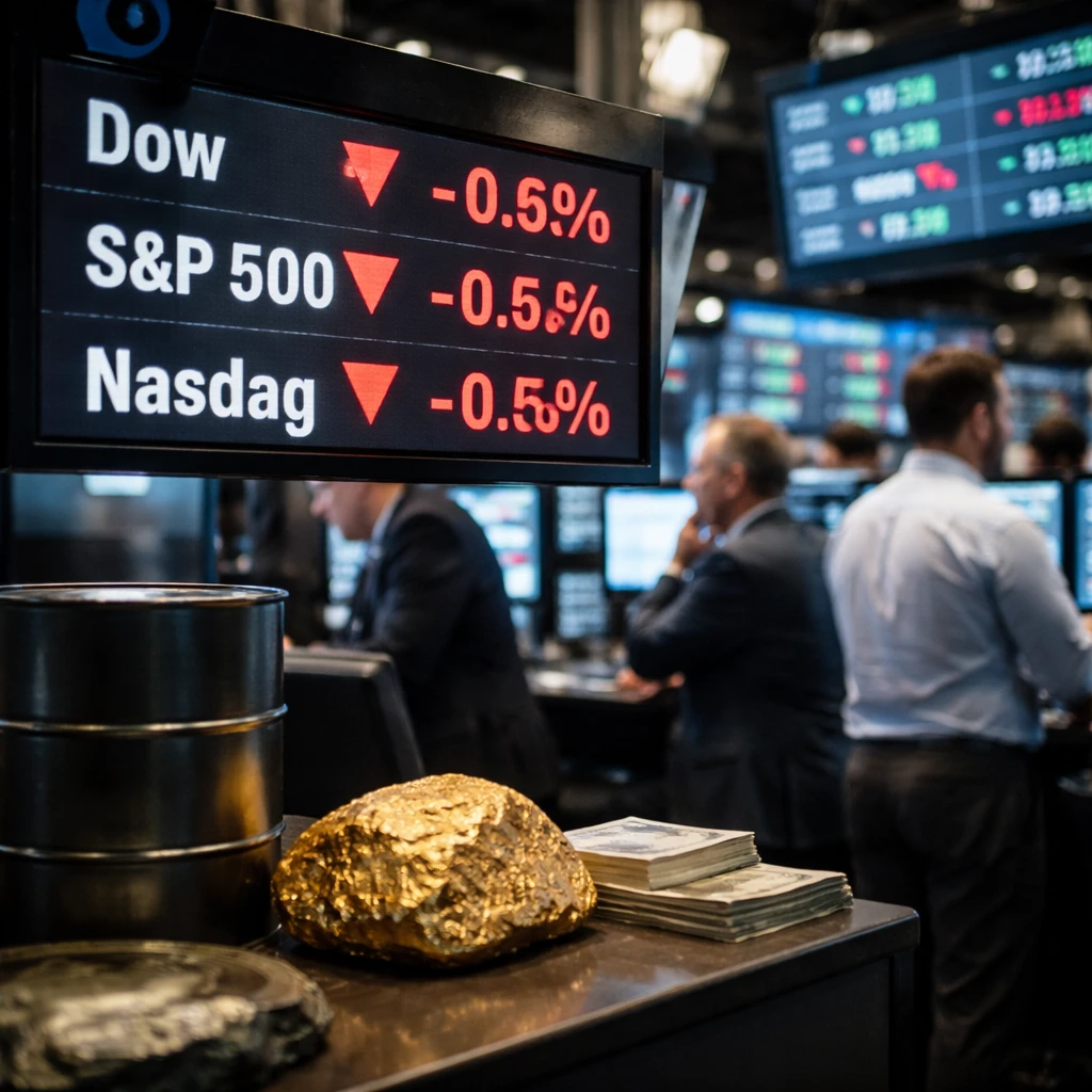 U.S. equities retreat as Utilities, Industrials and Consumer Goods drag major indexes lower