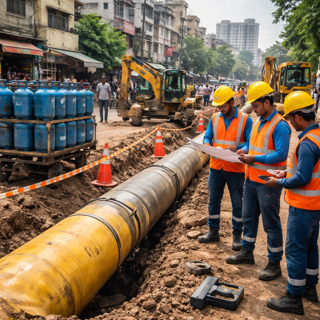 India Orders Faster Gas Rights-of-Way as LPG Dependence Persists